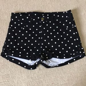 Polka dot shorts
